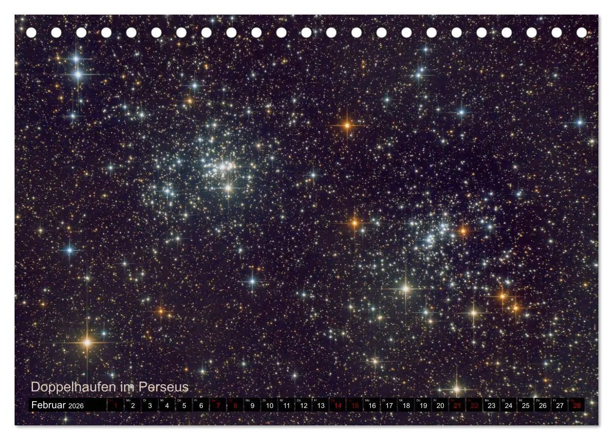 Bild: 9783457439630 | Deep Sky Kalender (Tischkalender 2026 DIN A5 quer), CALVENDO...