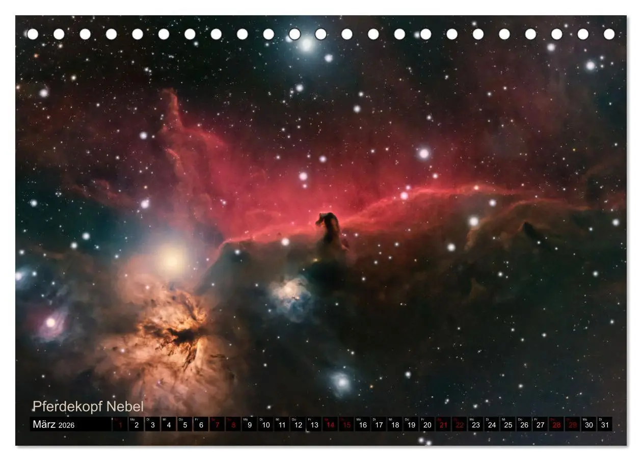 Bild: 9783457439630 | Deep Sky Kalender (Tischkalender 2026 DIN A5 quer), CALVENDO...