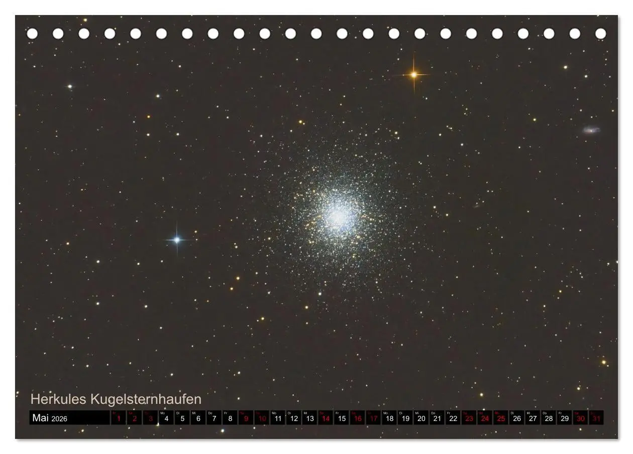 Bild: 9783457439630 | Deep Sky Kalender (Tischkalender 2026 DIN A5 quer), CALVENDO...