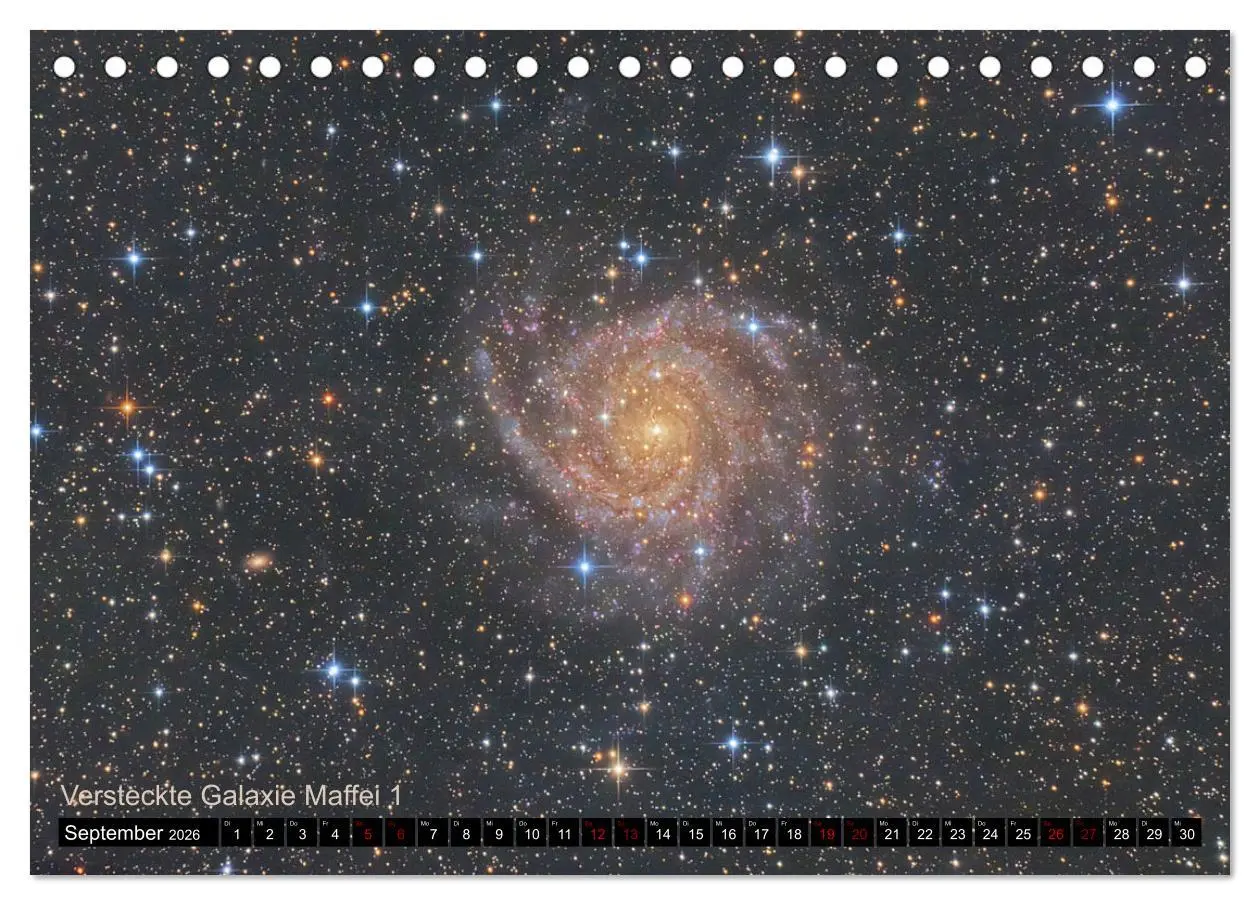 Bild: 9783457439630 | Deep Sky Kalender (Tischkalender 2026 DIN A5 quer), CALVENDO...