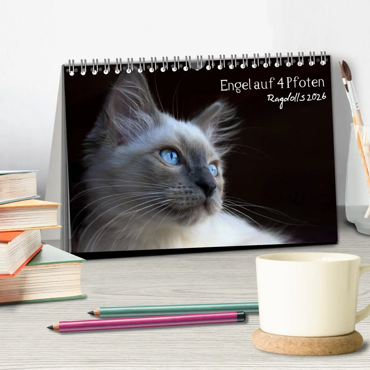 Bild: 9783516149630 | Engel auf 4 Pfoten - Ragdolls 2026 (Tischkalender 2026 DIN A5...