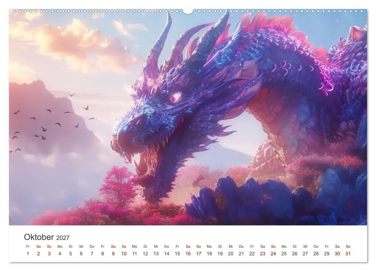 Bild: 9783569169630 | Das Jahr der Drachen (hochwertiger Premium Wandkalender 2027 DIN A2...