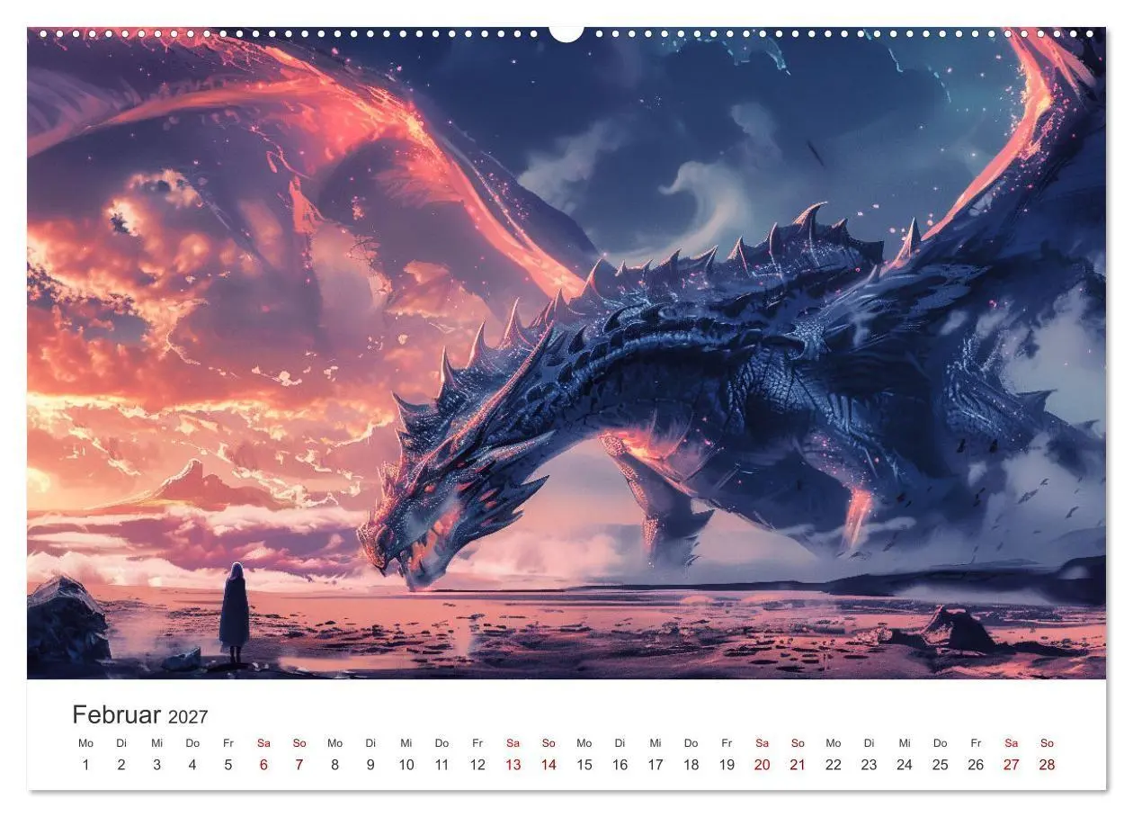 Bild: 9783569169630 | Das Jahr der Drachen (hochwertiger Premium Wandkalender 2027 DIN A2...