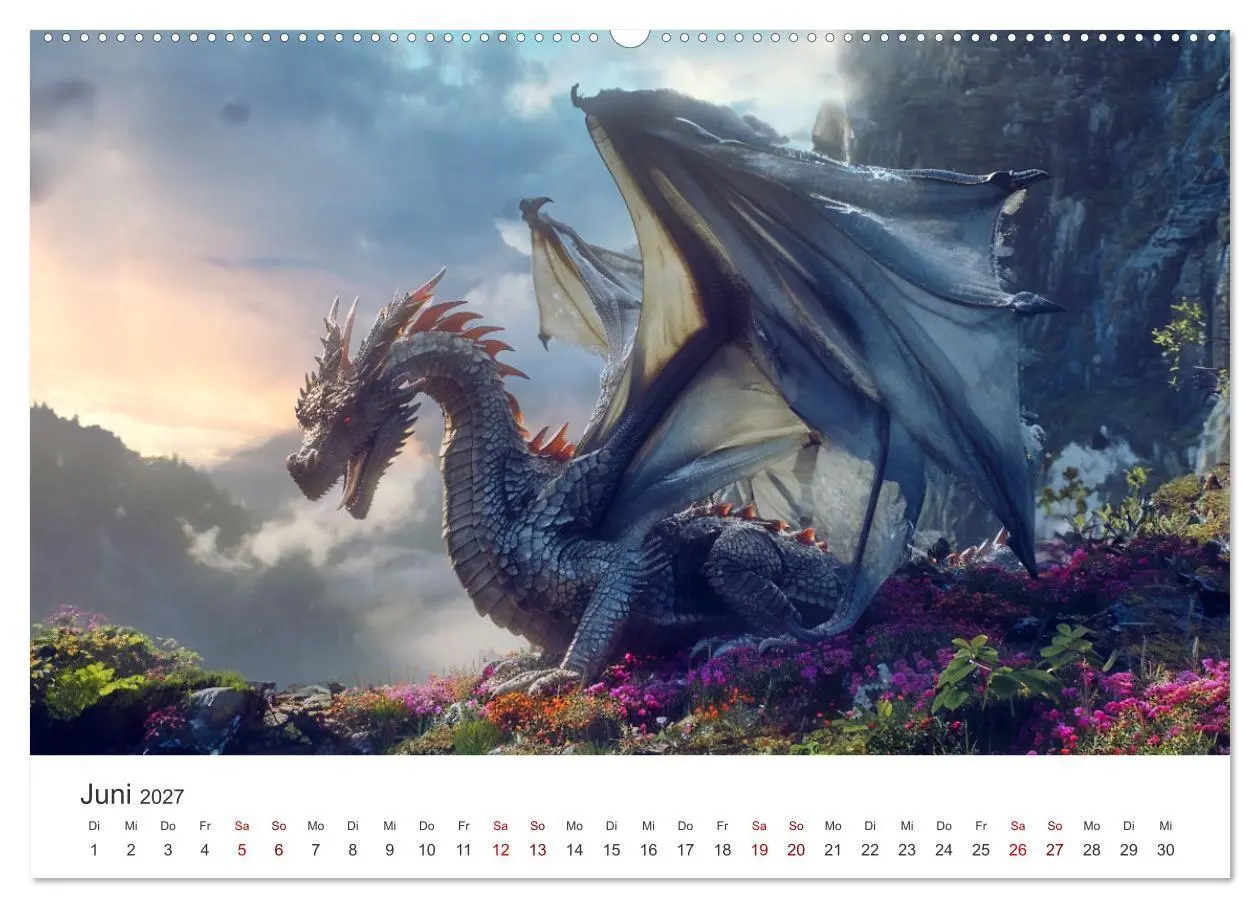 Bild: 9783569169630 | Das Jahr der Drachen (hochwertiger Premium Wandkalender 2027 DIN A2...