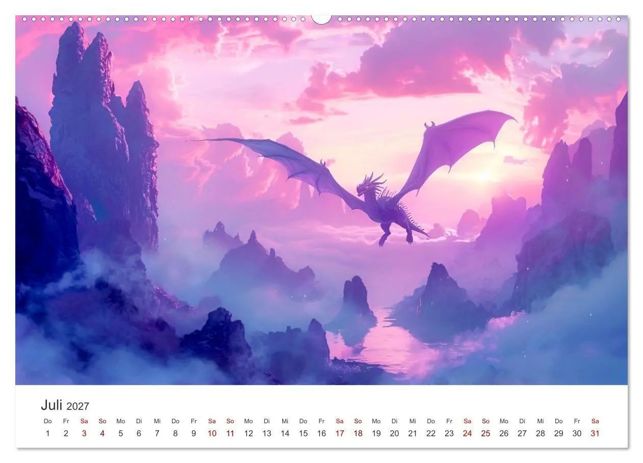 Bild: 9783569169630 | Das Jahr der Drachen (hochwertiger Premium Wandkalender 2027 DIN A2...