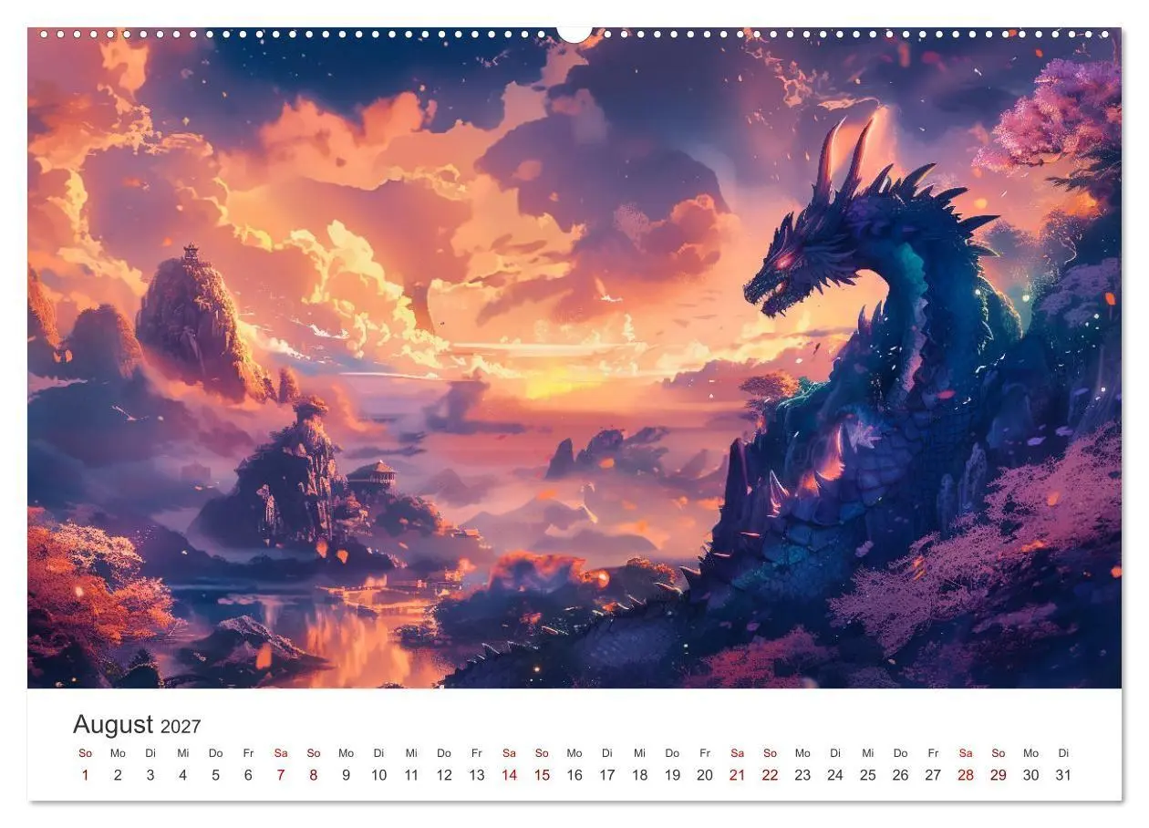 Bild: 9783569169630 | Das Jahr der Drachen (hochwertiger Premium Wandkalender 2027 DIN A2...