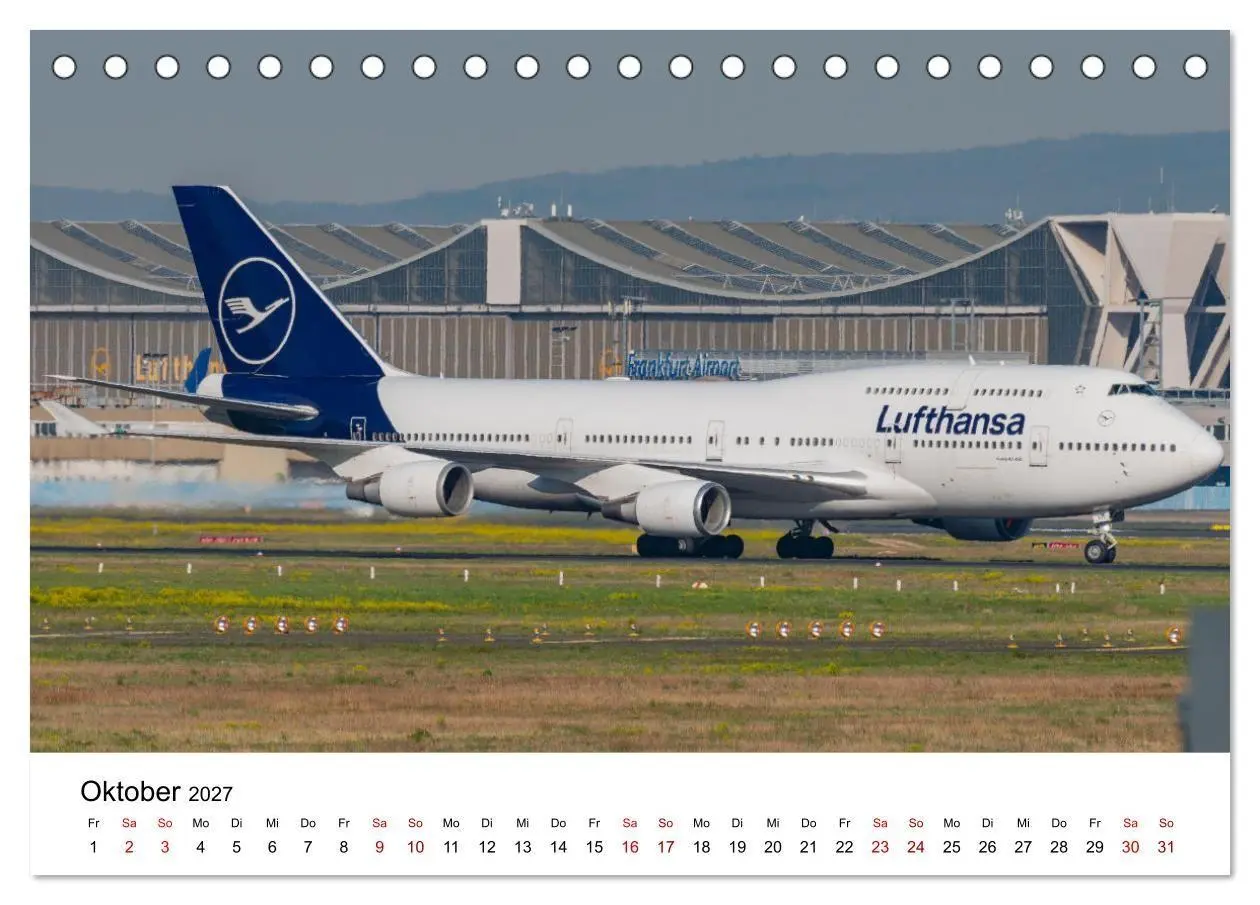 Bild: 9783569239630 | Boeing 747 Kalender (Tischkalender 2027 DIN A5 quer), CALVENDO...