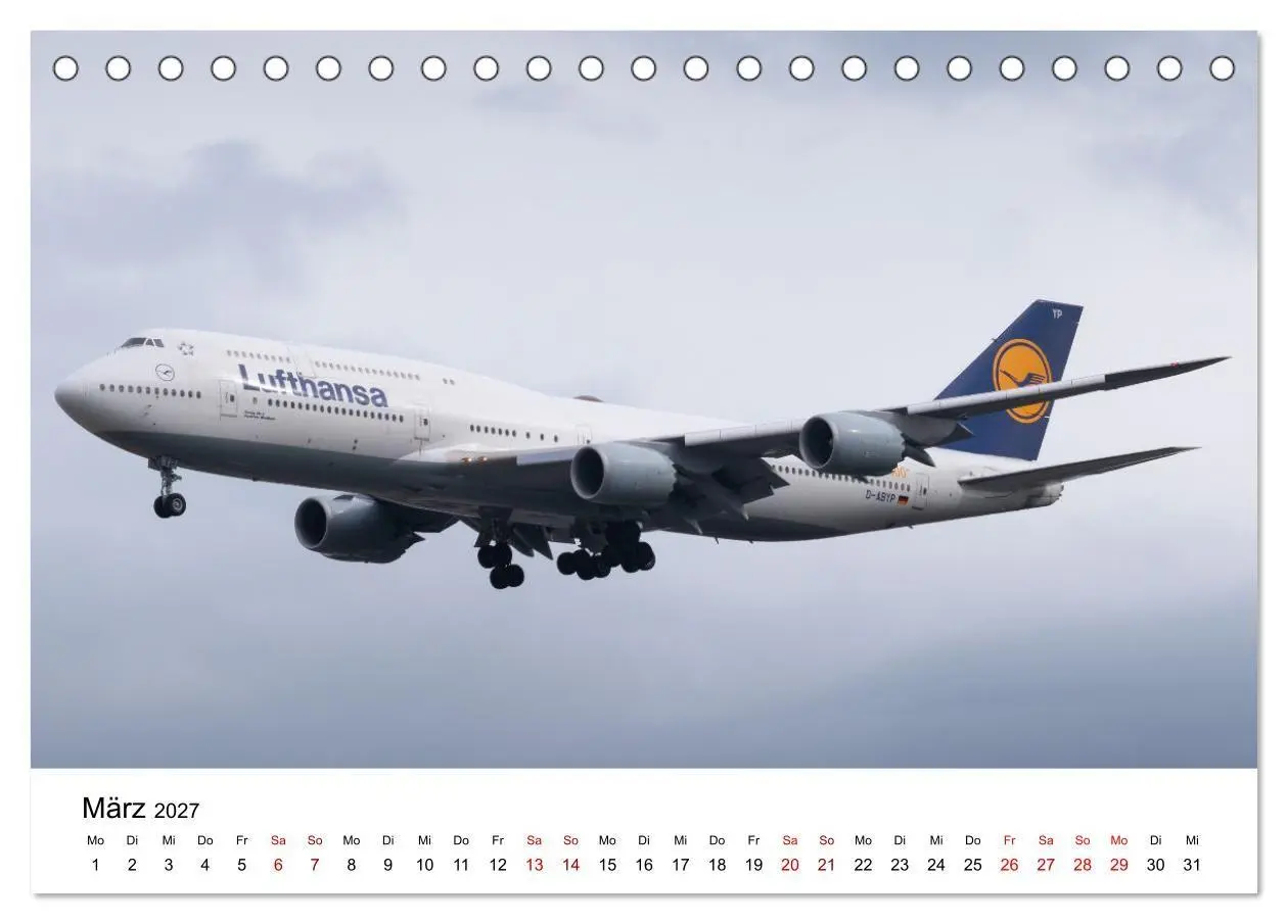 Bild: 9783569239630 | Boeing 747 Kalender (Tischkalender 2027 DIN A5 quer), CALVENDO...