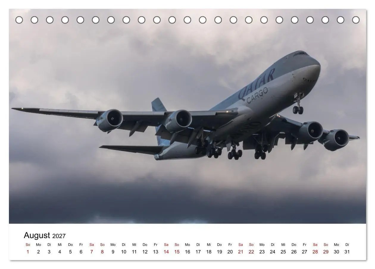 Bild: 9783569239630 | Boeing 747 Kalender (Tischkalender 2027 DIN A5 quer), CALVENDO...