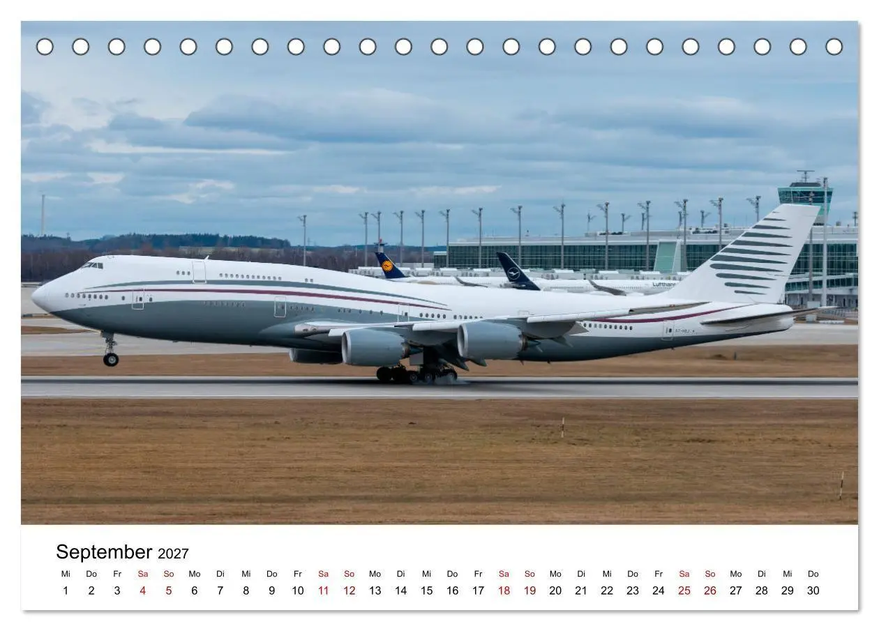 Bild: 9783569239630 | Boeing 747 Kalender (Tischkalender 2027 DIN A5 quer), CALVENDO...
