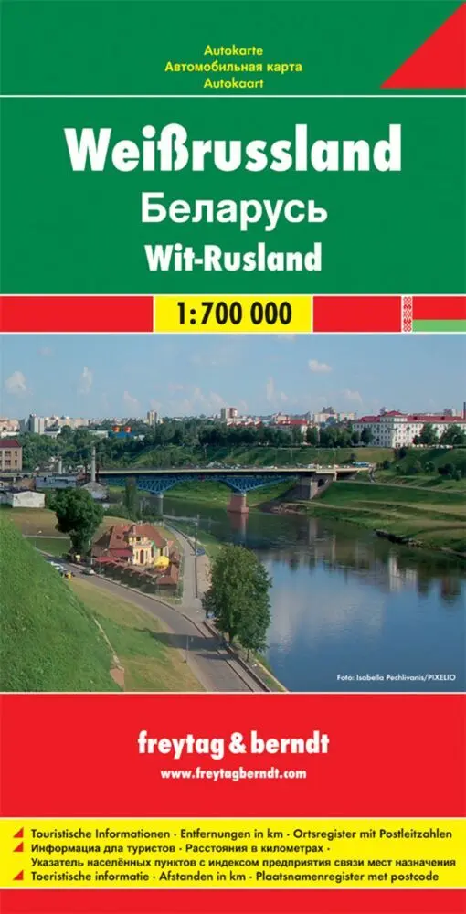Cover: 9783707909630 | freytag &amp; berndt Straßenkarte Weißrussland 1:700.000 | (Land-)Karte
