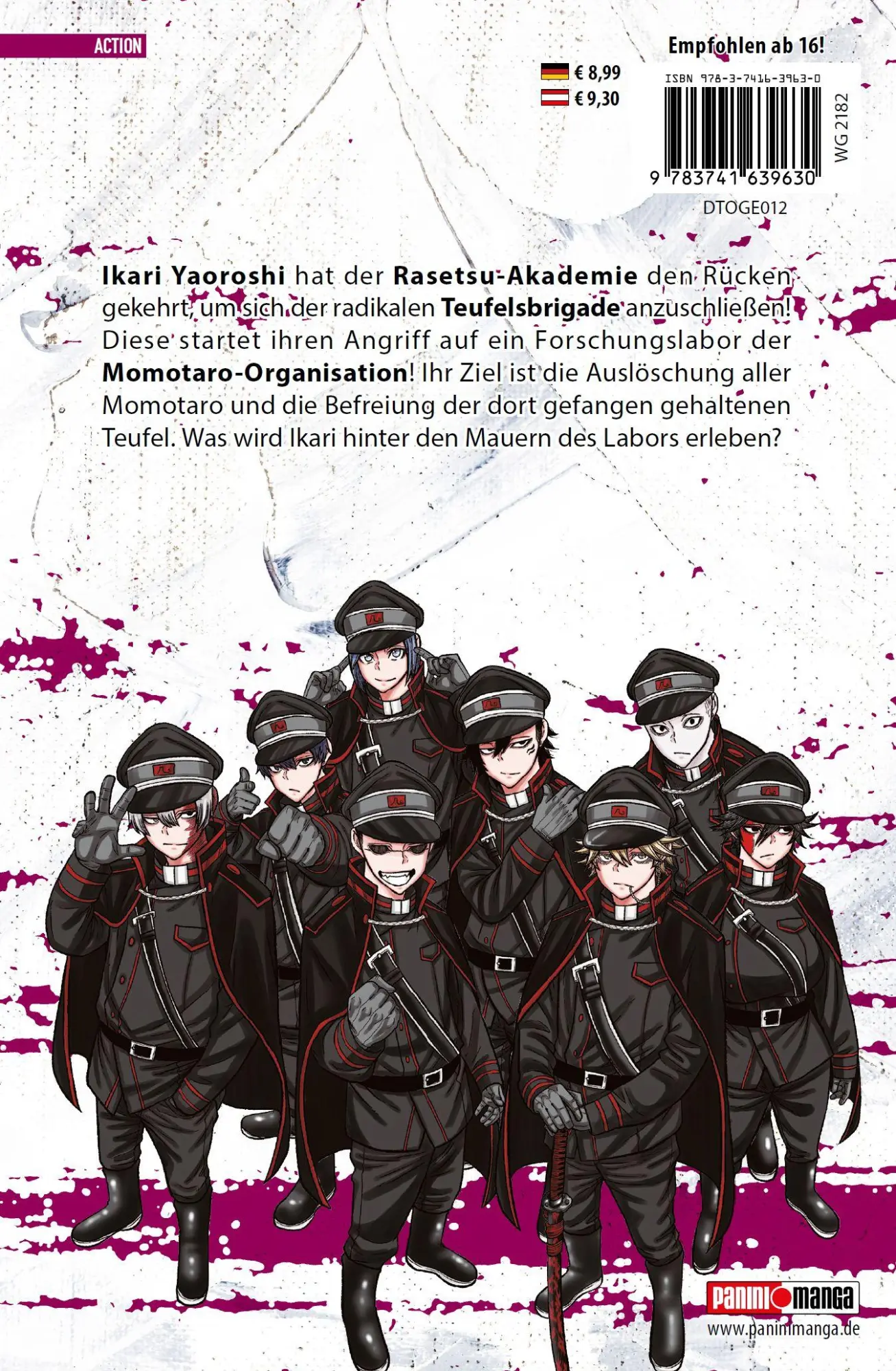 Rückseite: 9783741639630 | Togen Anki - Teufelsblut 12 | Yura Urushibara | Taschenbuch | 192 S.