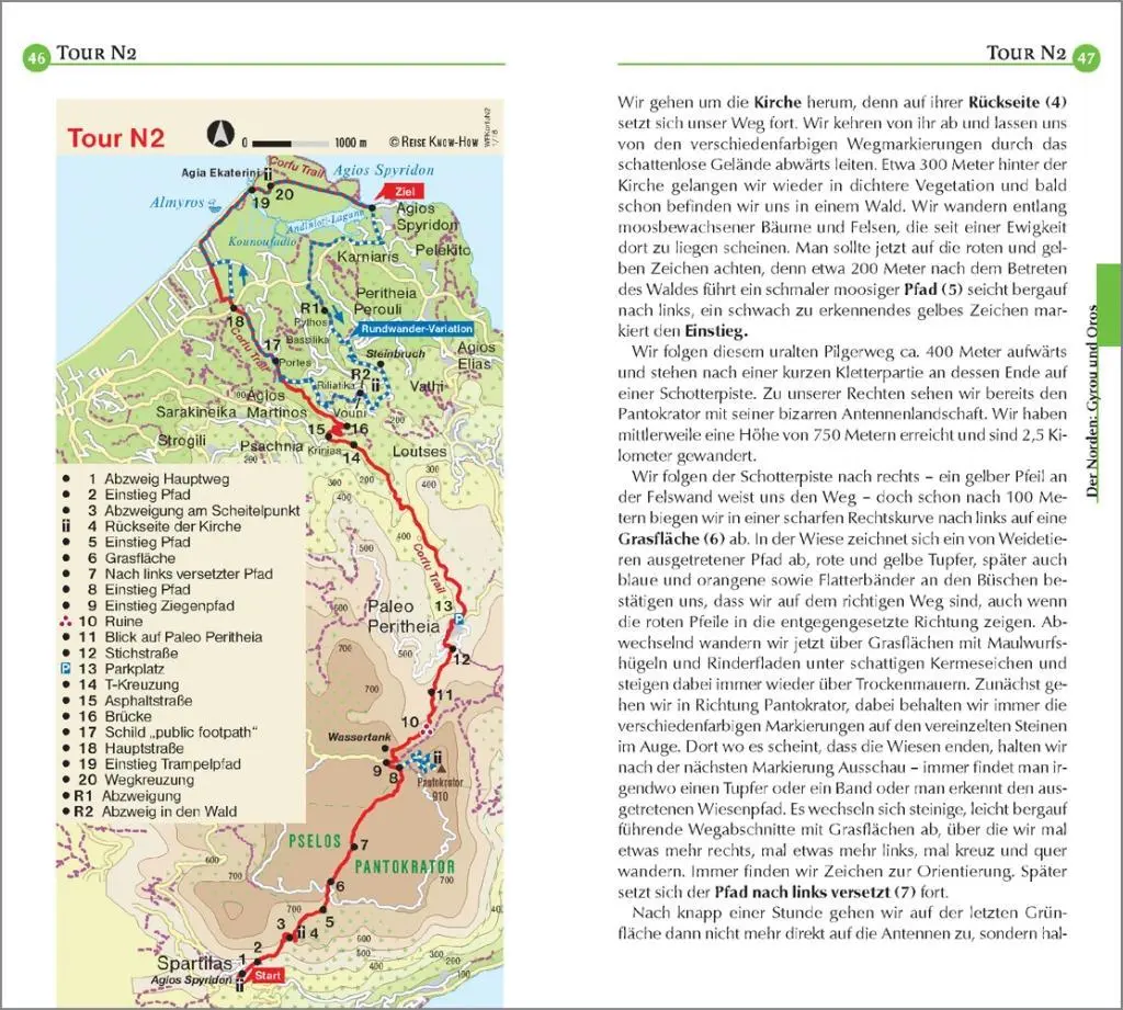 Bild: 9783831729630 | Reise Know-How Wanderführer Korfu | 26 Wandertouren | Tsoukis (u. a.)