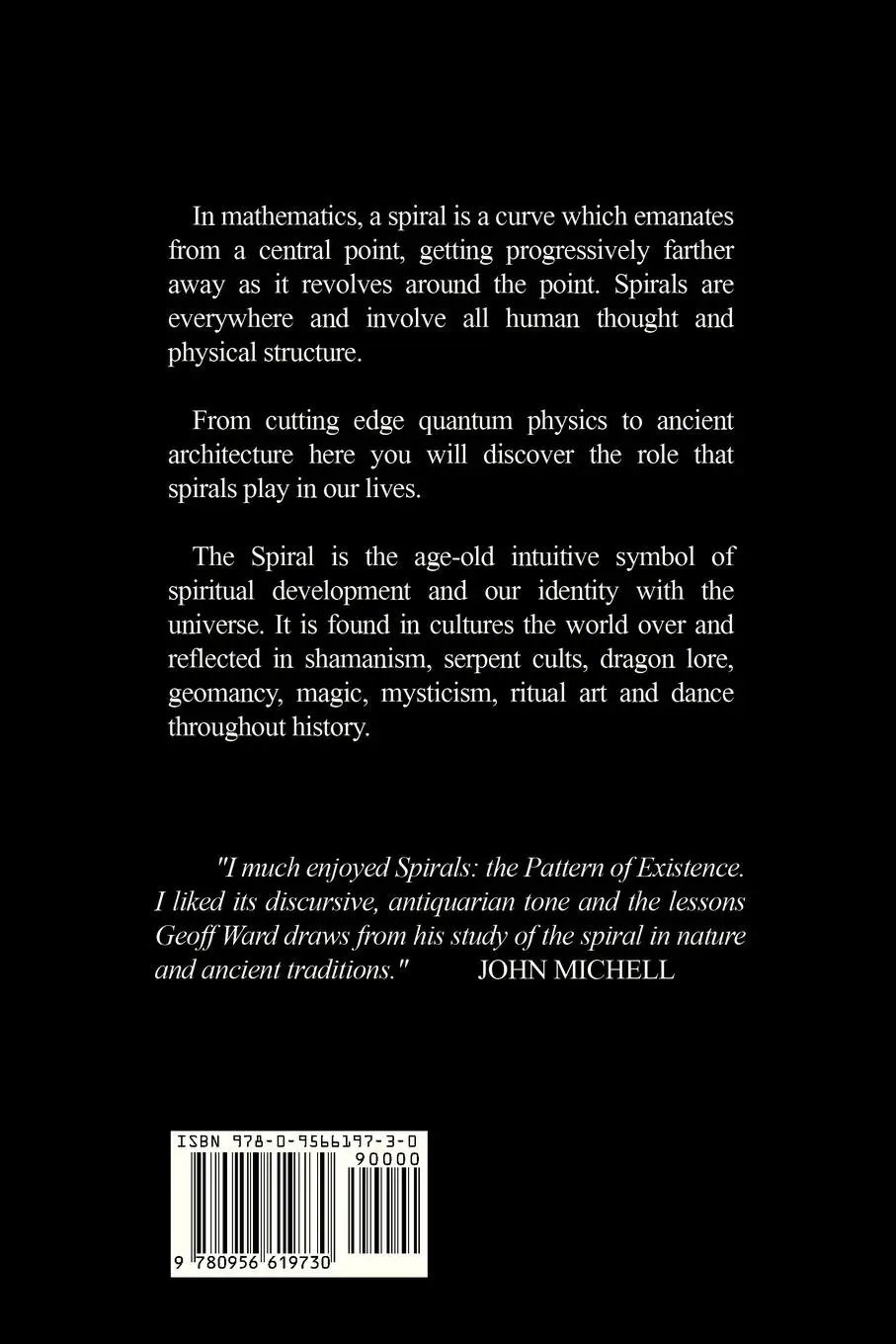 Rückseite: 9780956619730 | Spirals the Pattern of Existence | Geoff Ward | Taschenbuch | Englisch