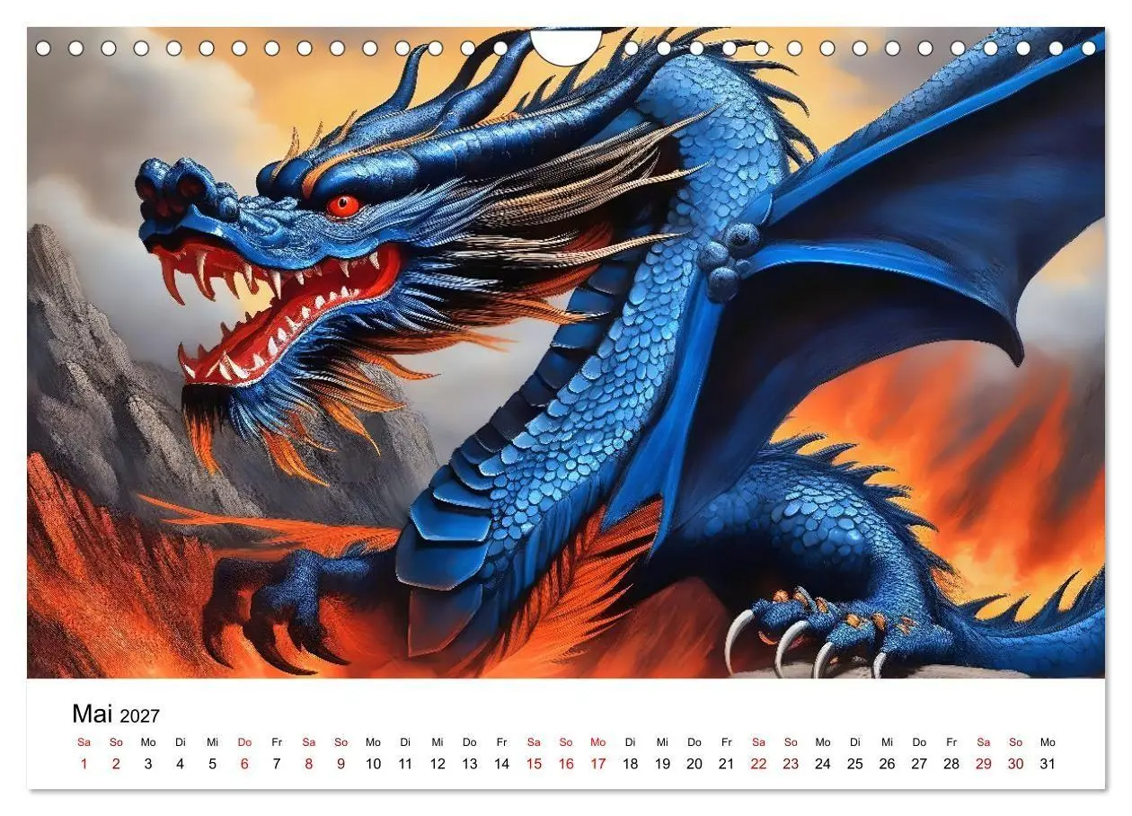 Bild: 9783569159730 | Drachen - Furchterregende und imposante Fabelwesen (Wandkalender...
