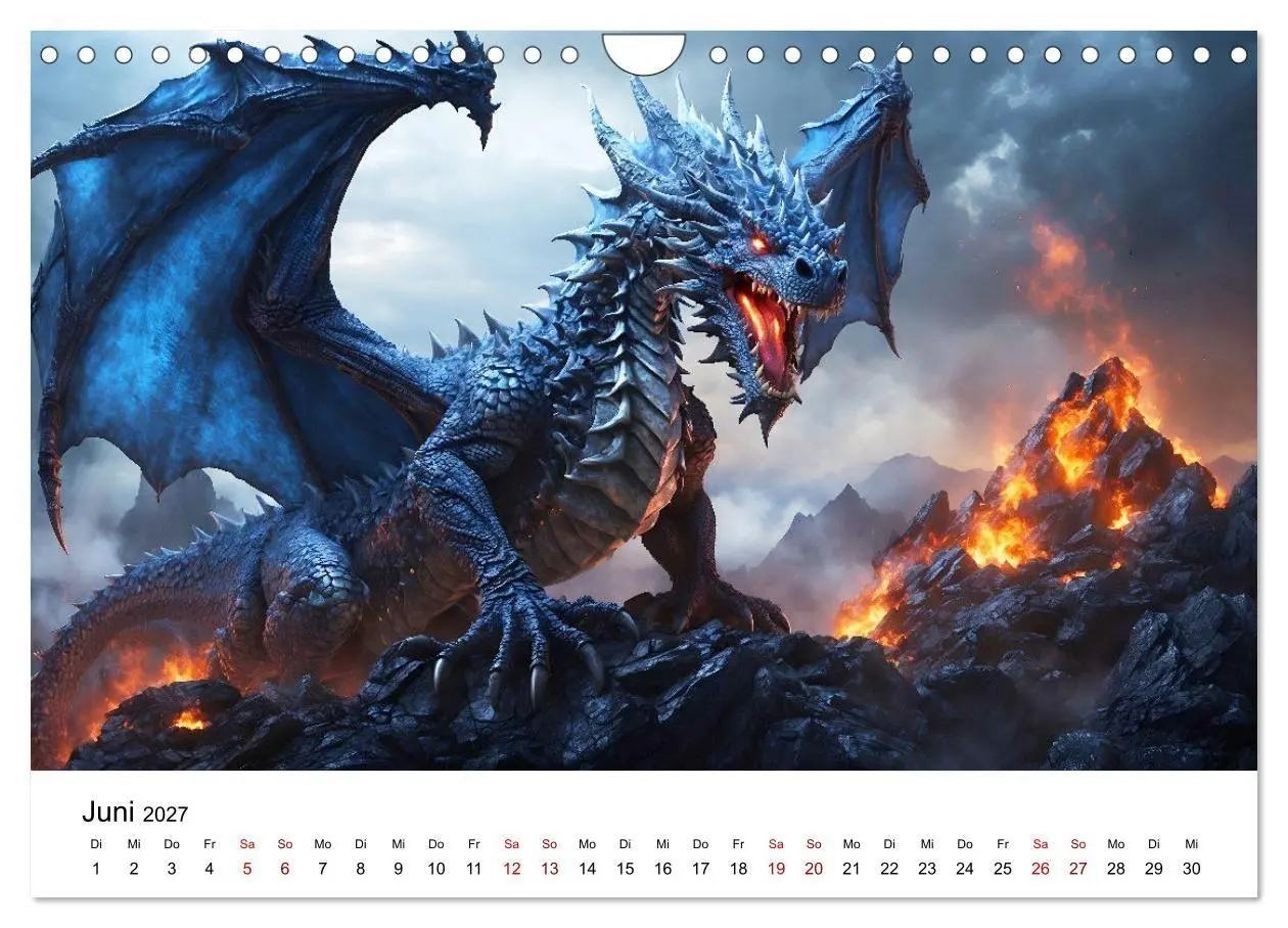 Bild: 9783569159730 | Drachen - Furchterregende und imposante Fabelwesen (Wandkalender...