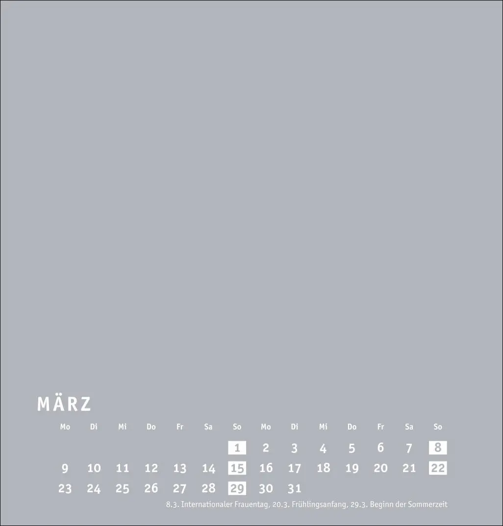 Bild: 9783756409730 | Premium-Bastelkalender silbergrau mittel 2026 | Heye | Kalender | 2026
