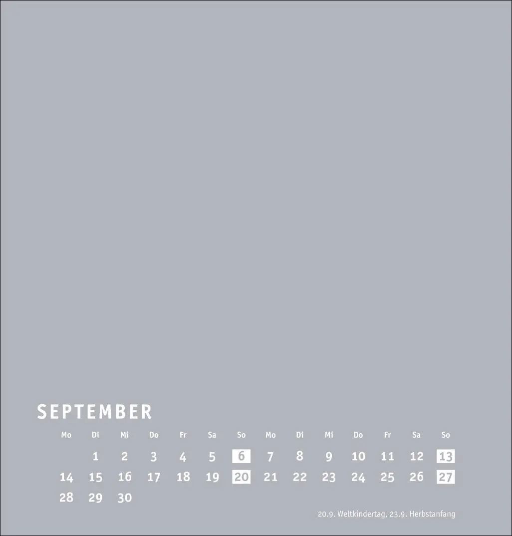 Bild: 9783756409730 | Premium-Bastelkalender silbergrau mittel 2026 | Heye | Kalender | 2026