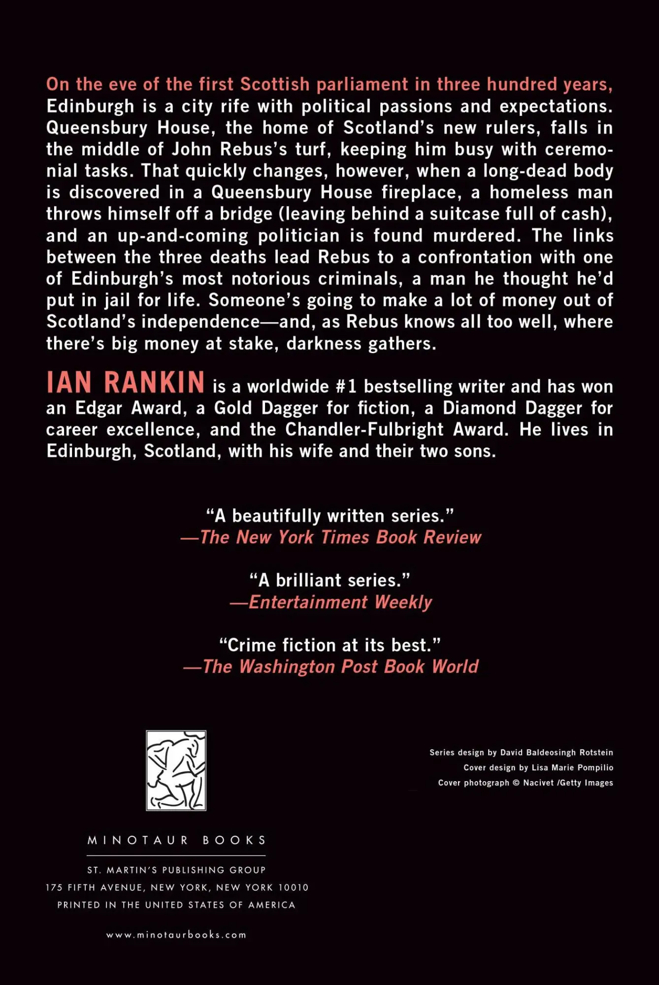 Rückseite: 9780312629830 | Set in Darkness | Ian Rankin | Taschenbuch | Kartoniert / Broschiert