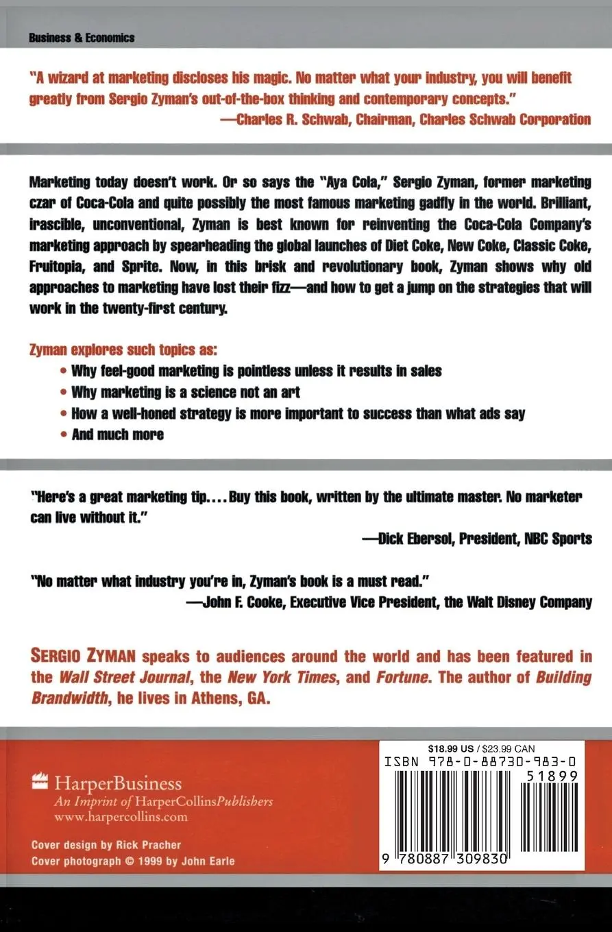 Rückseite: 9780887309830 | The End of Marketing as We Know It | Sergio Zyman | Taschenbuch | 2000