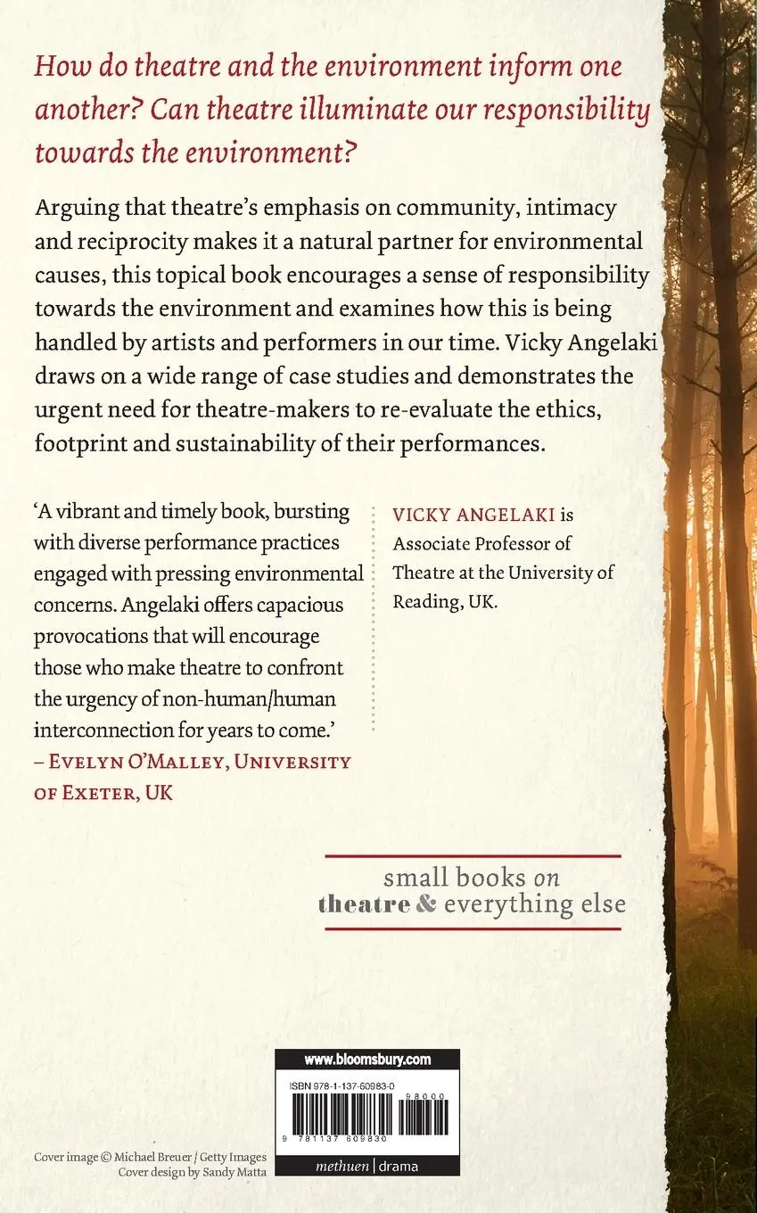 Rückseite: 9781137609830 | Theatre and Environment | Vicky Angelaki | Taschenbuch | Englisch