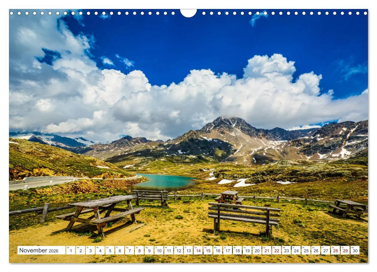 Bild: 9783457729830 | ALPENPÄSSE Österreich - Schweiz - Italien (Wandkalender 2026 DIN A3...