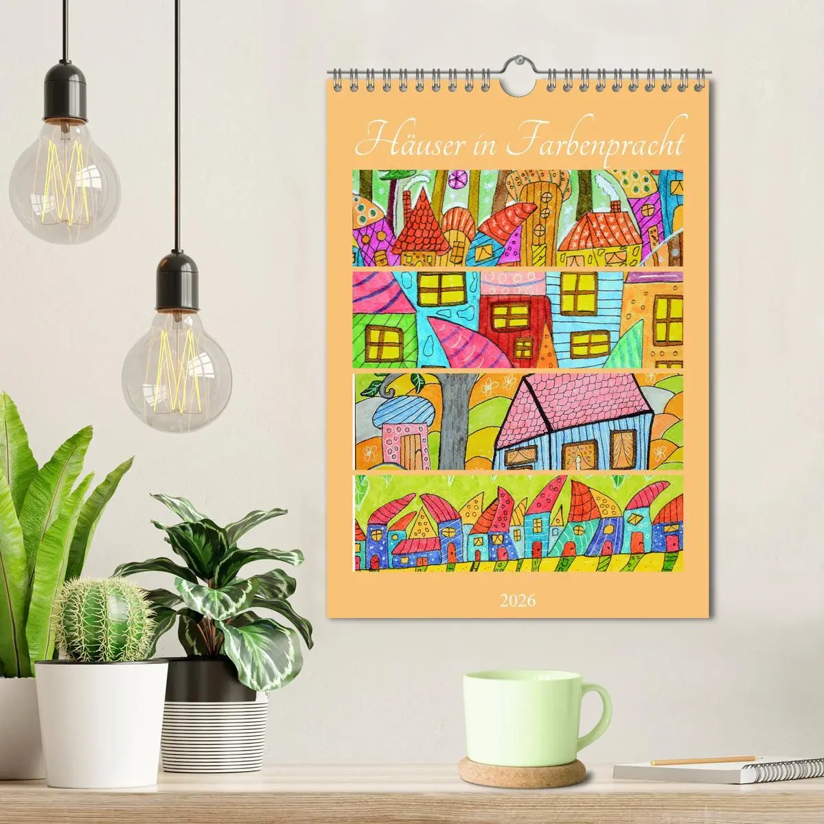 Bild: 9783516369830 | Häuser in Farbenpracht (Wandkalender 2026 DIN A4 hoch), CALVENDO...