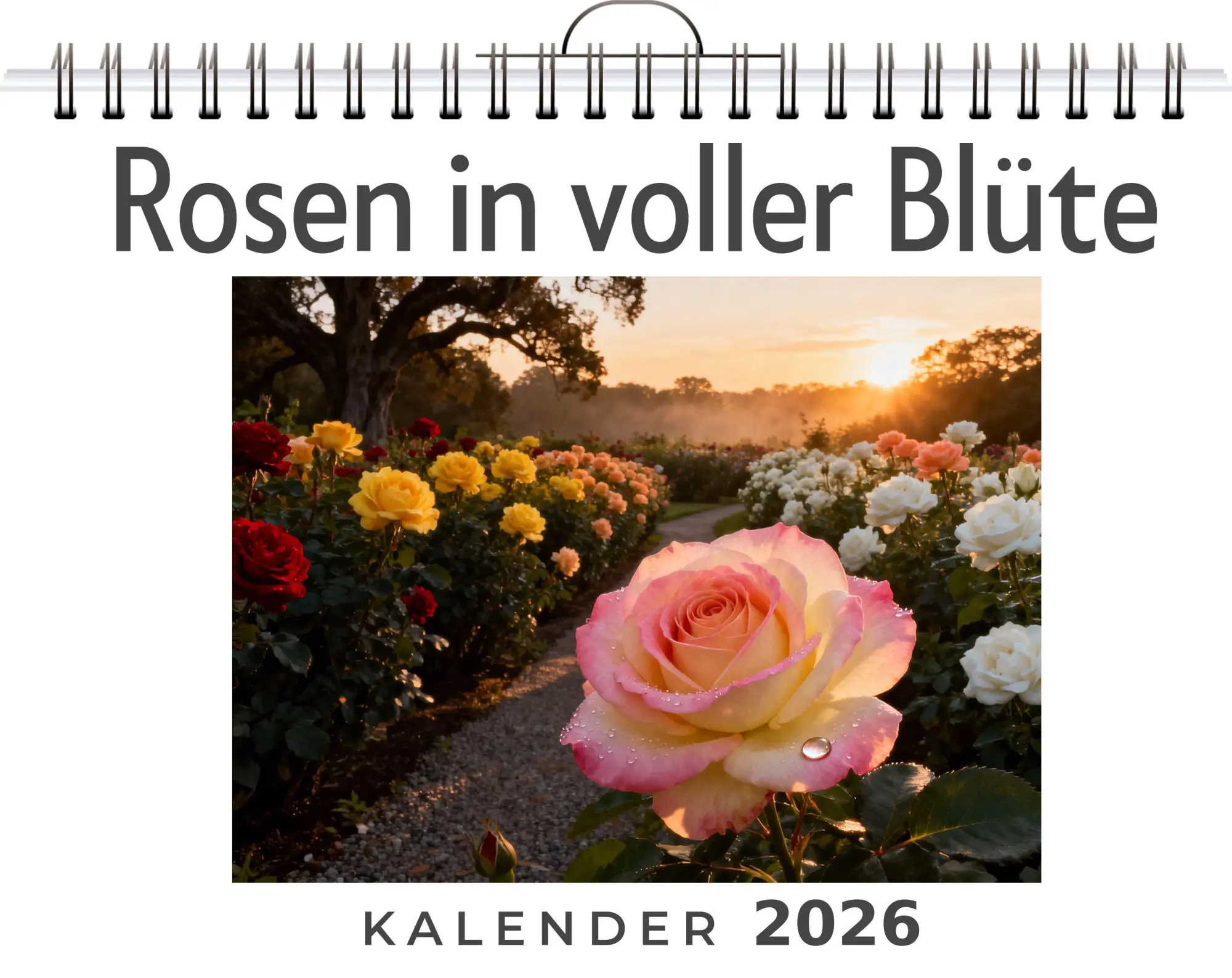 Cover: 9783695329830 | Rosen in voller Blüte | Jonah Richter | Kalender | Deutsch | 2026