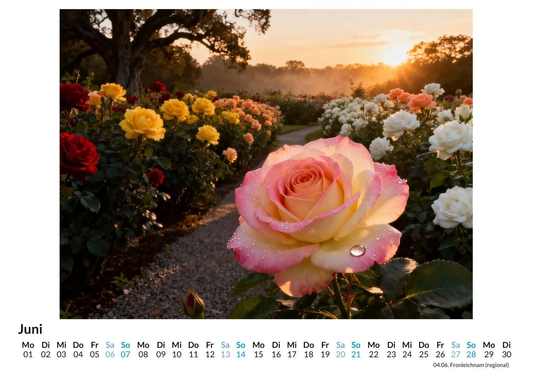 Bild: 9783695329830 | Rosen in voller Blüte | Jonah Richter | Kalender | Deutsch | 2026