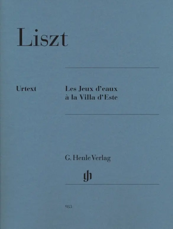 Cover: 9790201809830 | Franz Liszt - Les Jeux d'eaux à la Villa d'Este | Ernst Herttrich