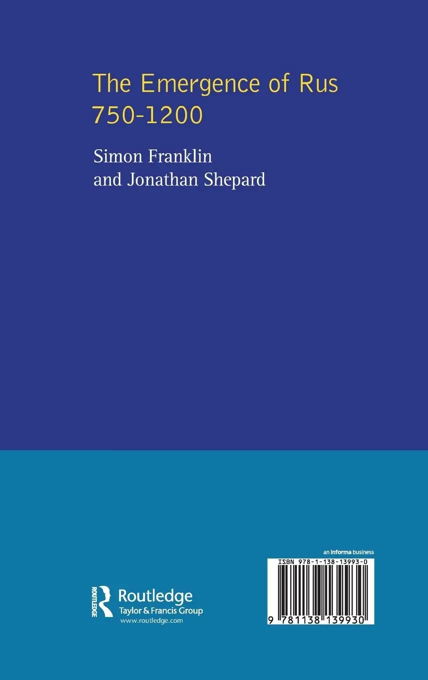 Rückseite: 9781138139930 | The Emergence of Rus 750-1200 | Simon Franklin (u. a.) | Buch | 2016