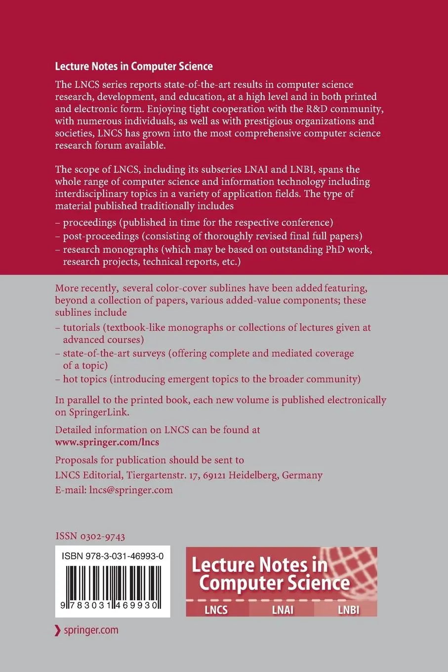 Rückseite: 9783031469930 | Similarity Search and Applications | Oscar Pedreira (u. a.) | Buch