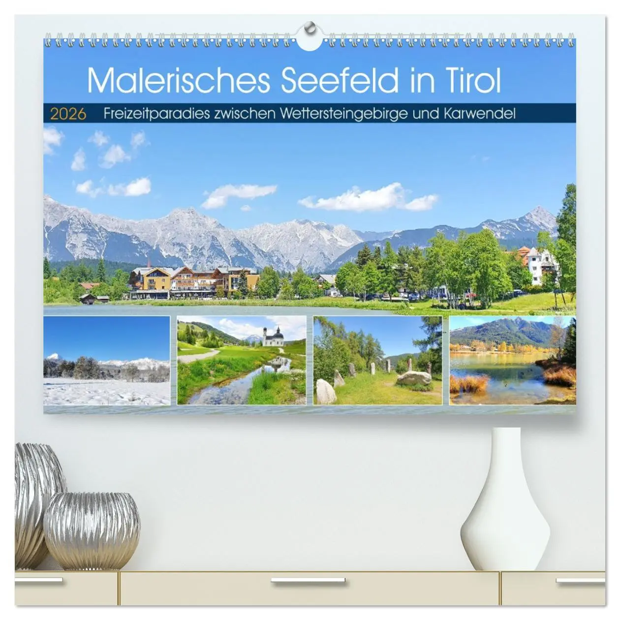 Cover: 9783457579930 | Malerisches Seefeld in Tirol (hochwertiger Premium Wandkalender...