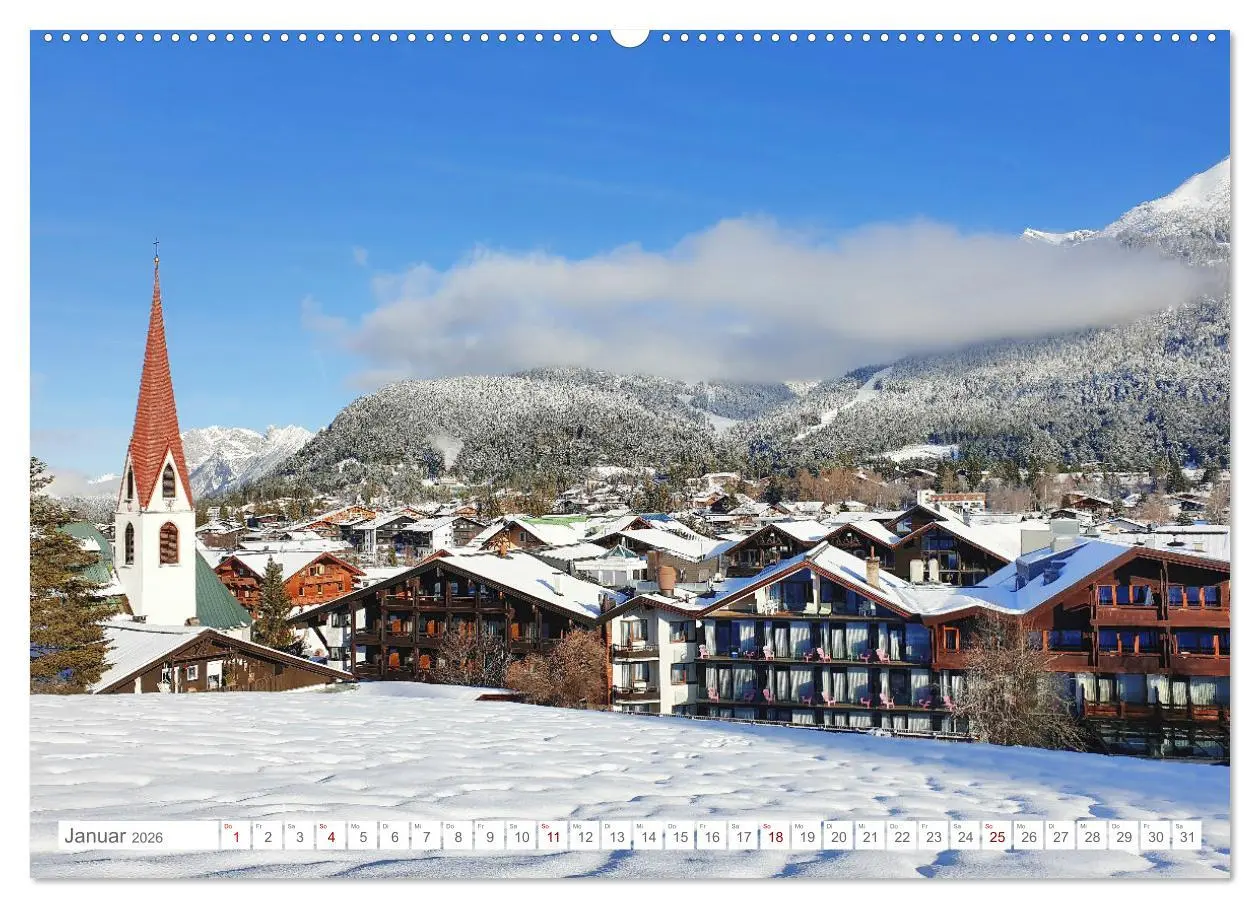 Bild: 9783457579930 | Malerisches Seefeld in Tirol (hochwertiger Premium Wandkalender...