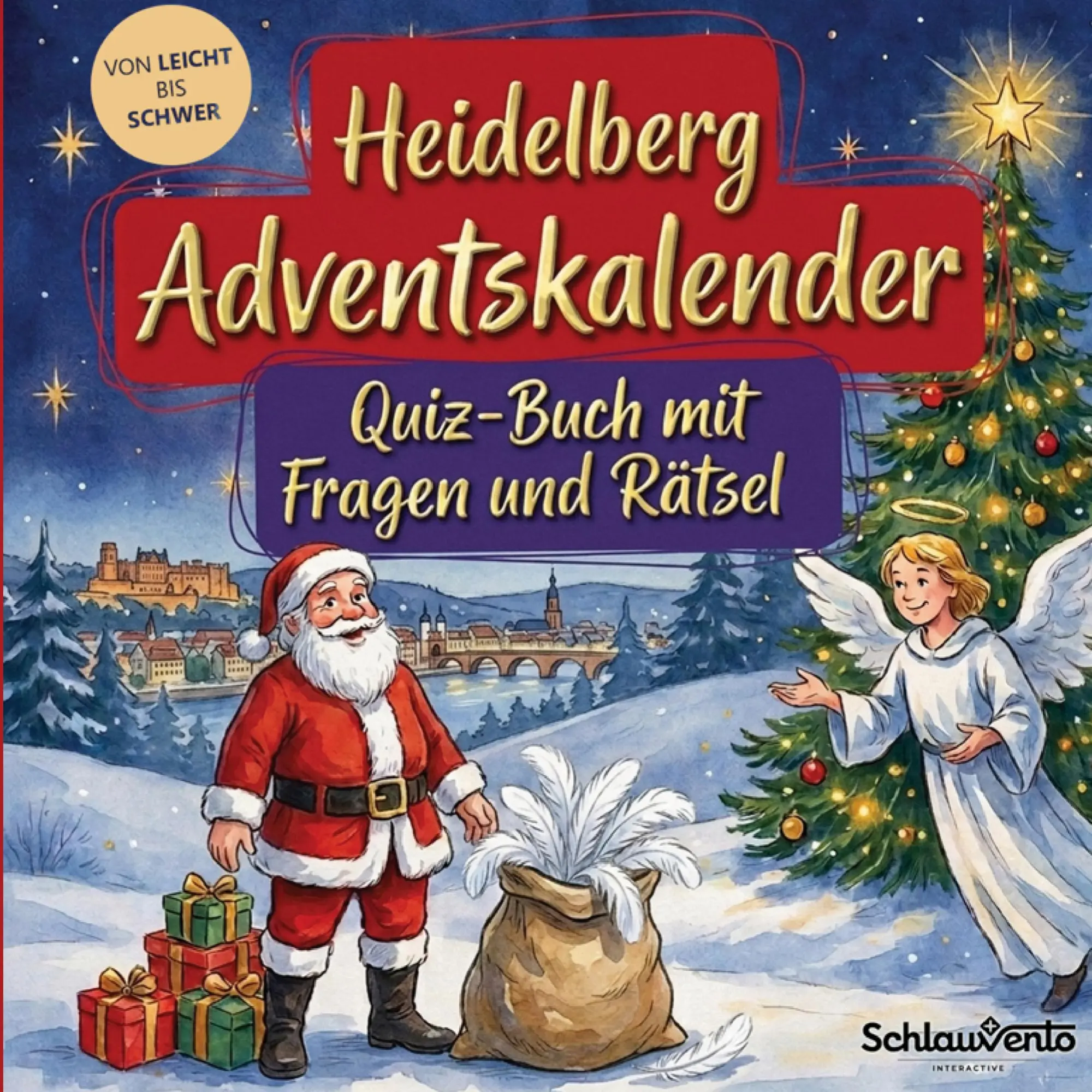 Cover: 9783693199930 | Heidelberg-Adventskalender: Quiz-Buch mit Fragen und Rätsel | Buch