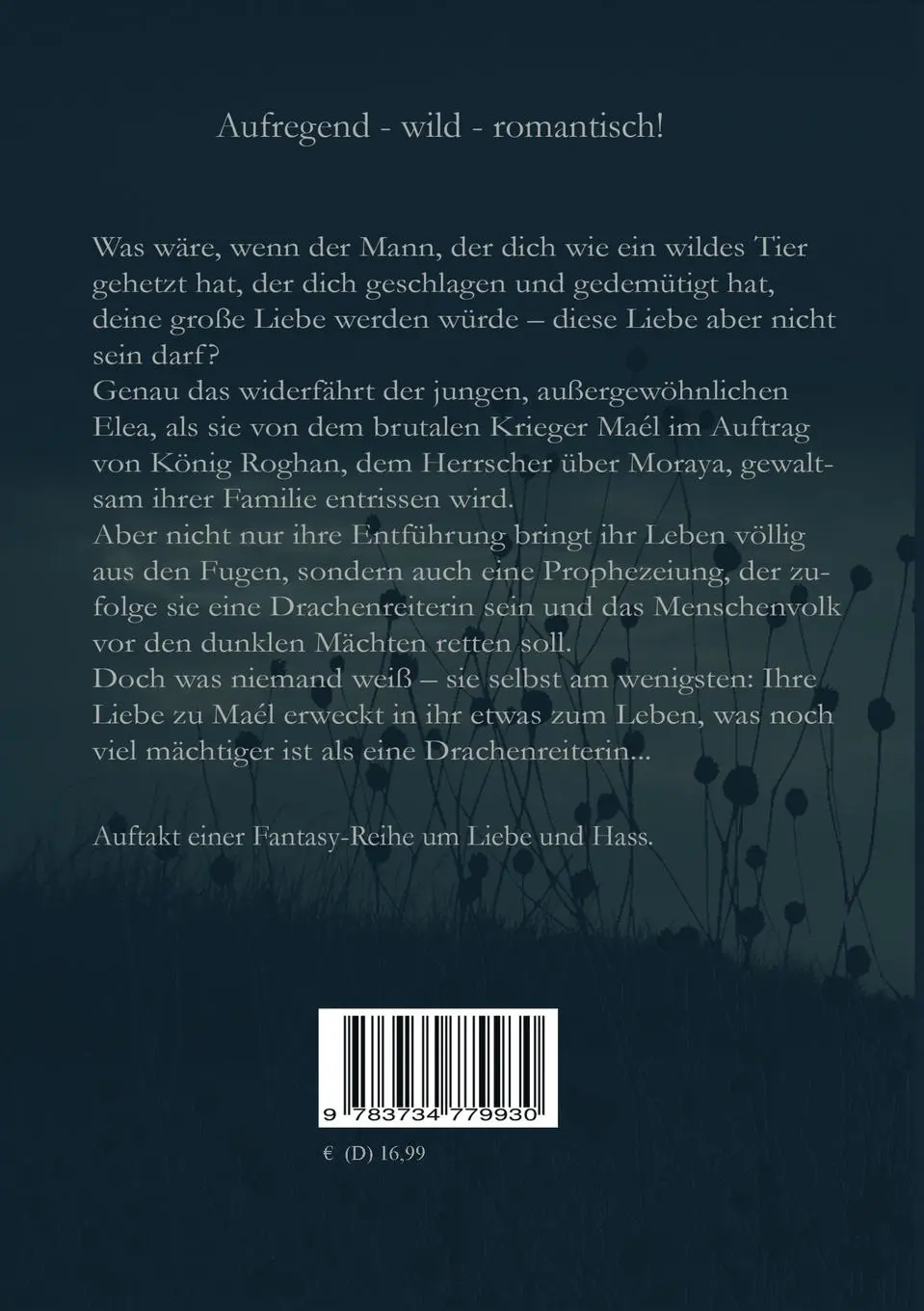 Rückseite: 9783734779930 | Elea | Die Träne des Drachen Band 1 | Christina Matesic | Taschenbuch