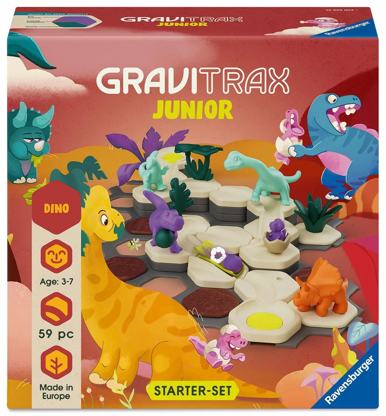 Cover: 4005555200031 | GraviTrax Junior - Starter-Set S Dino | Spiel | junior | 12020003