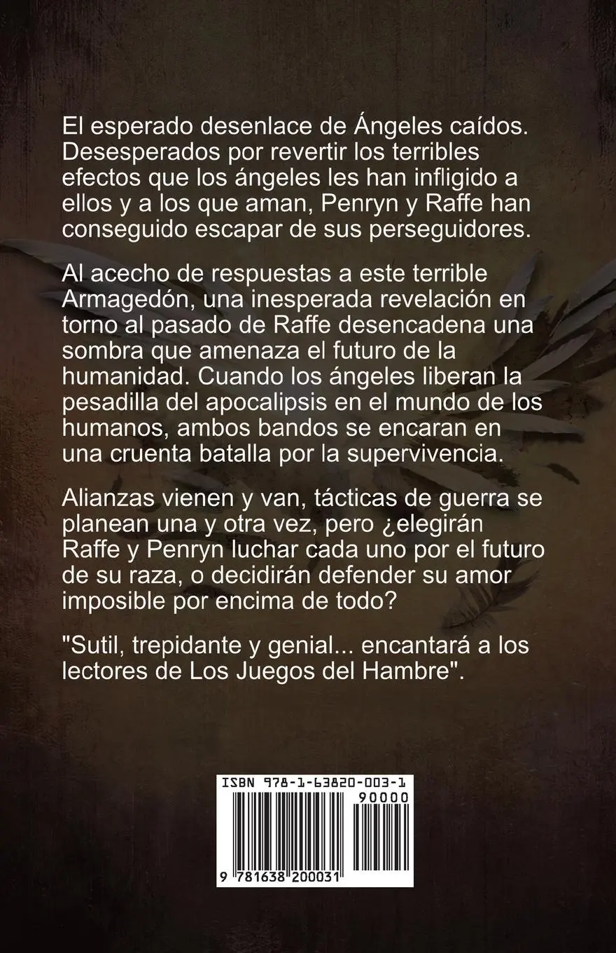 Rückseite: 9781638200031 | El fin de los tiempos | Susan Ee | Taschenbuch | Spanisch | 2021