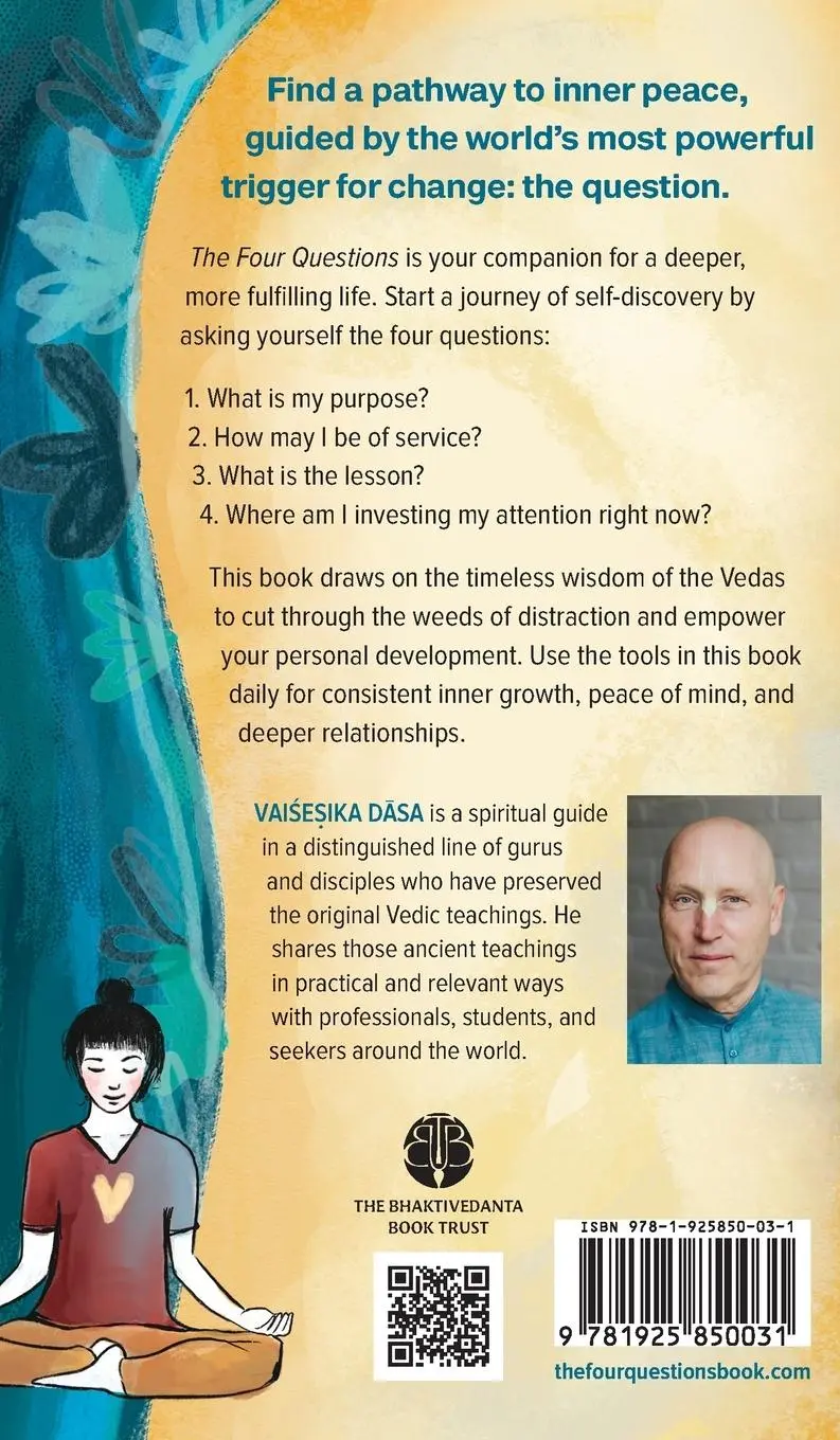 Rückseite: 9781925850031 | The Four Questions | A Pathway to Inner Peace | Vaisesika Dasa | Buch