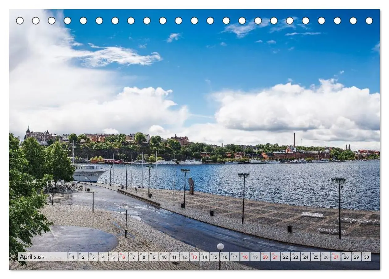 Bild: 9783435500031 | Stockholm an Mittsommer (Tischkalender 2025 DIN A5 quer), CALVENDO...
