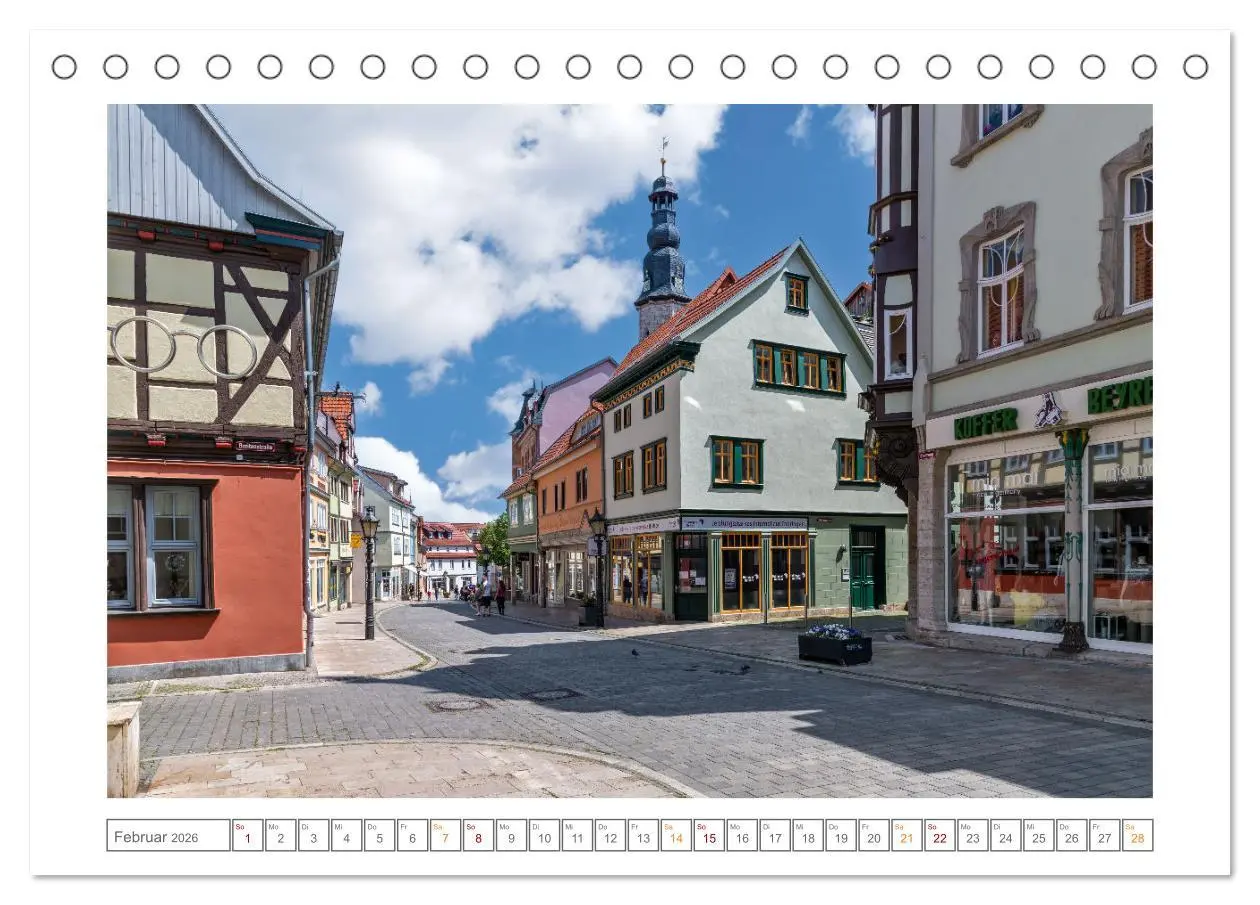 Bild: 9783457520031 | Mühlhausen in Thüringen (Tischkalender 2026 DIN A5 quer), CALVENDO...
