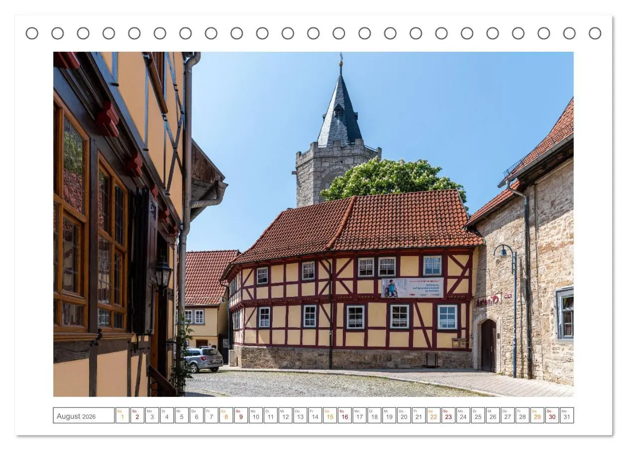 Bild: 9783457520031 | Mühlhausen in Thüringen (Tischkalender 2026 DIN A5 quer), CALVENDO...