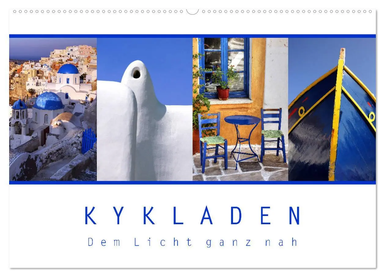 Cover: 9783457900031 | KYKLADEN Dem Licht ganz nah (Wandkalender 2026 DIN A2 quer),...