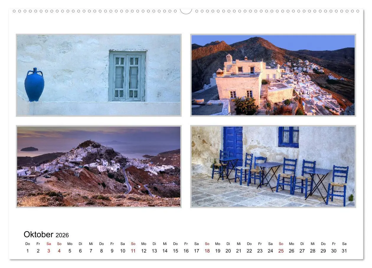 Bild: 9783457900031 | KYKLADEN Dem Licht ganz nah (Wandkalender 2026 DIN A2 quer),...