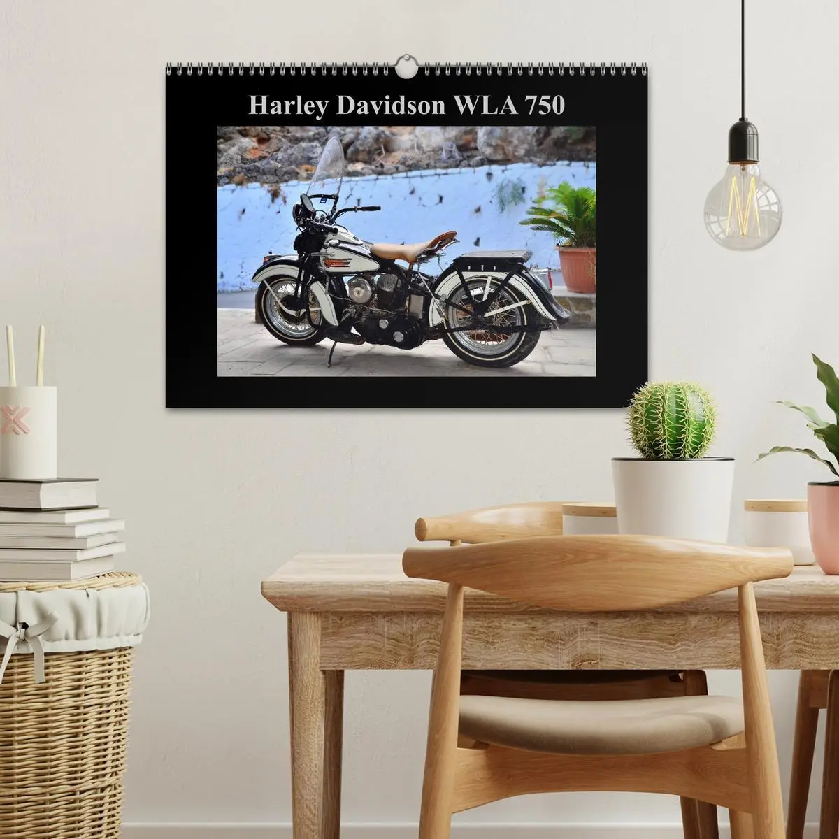 Bild: 9783516090031 | Harley Davidson WLA 750 (Wandkalender 2026 DIN A3 quer), CALVENDO...