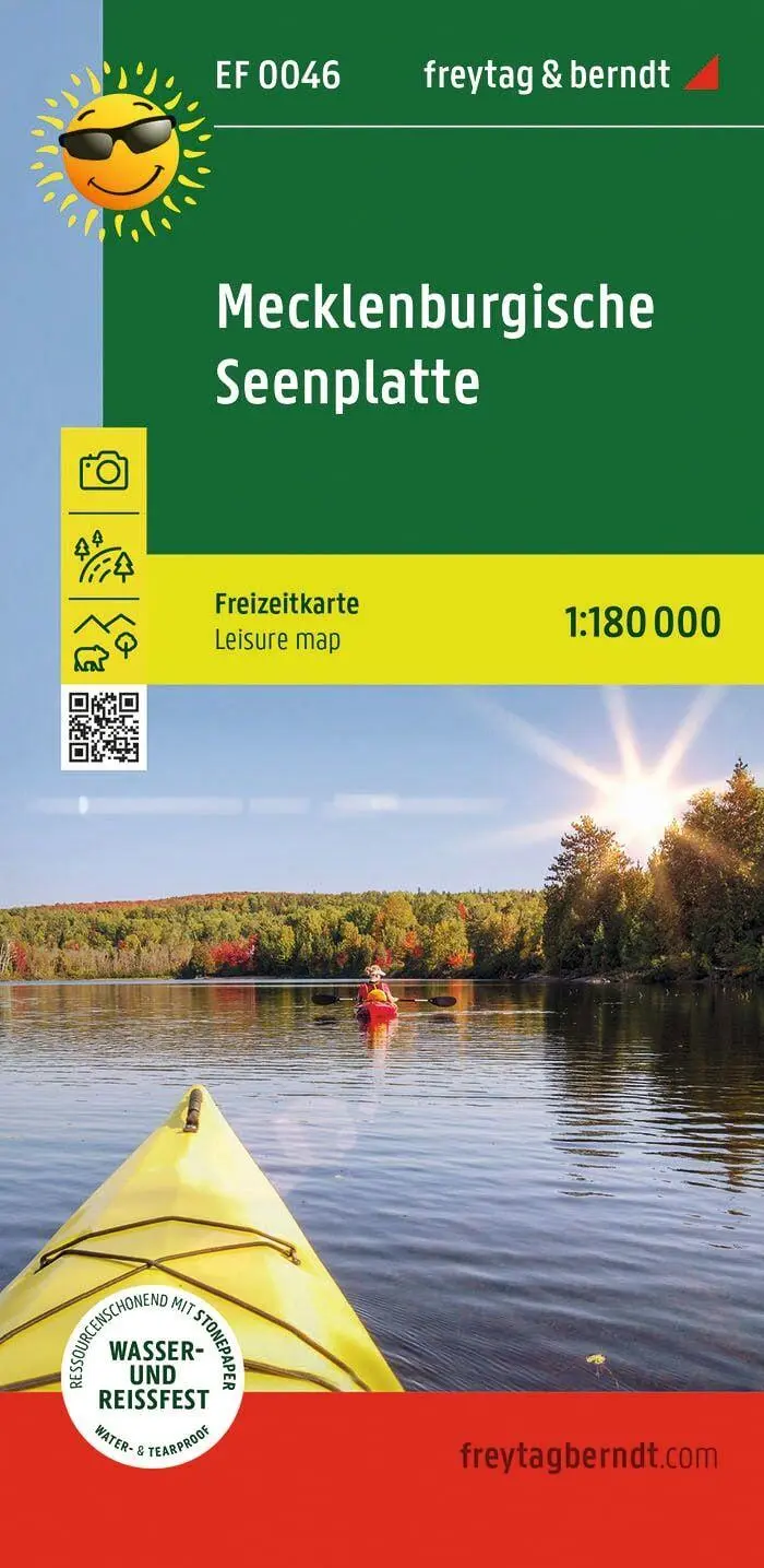 Cover: 9783707920031 | freytag &amp; berndt Freizeitkarte Mecklenburgische Seenplatte 1:1,8 Mio.