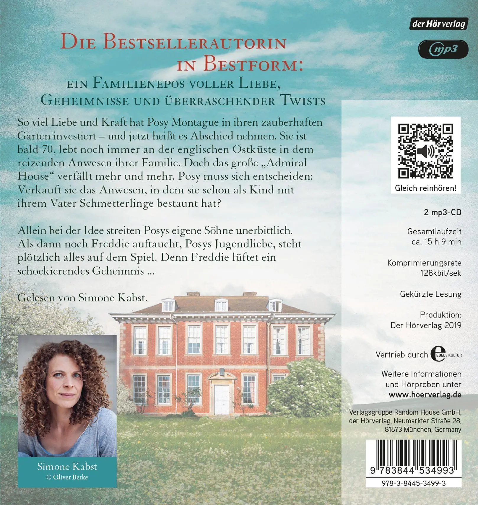 Bild: 9783844540031 | Das Schmetterlingszimmer | Lucinda Riley | MP3 | Deutsch | 2020