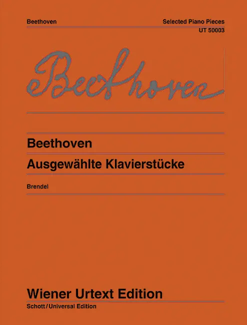 Cover: 9783850550031 | Ausgewählte Klavierstücke | Alfred Brendel | Buch | 142 S. | 2001