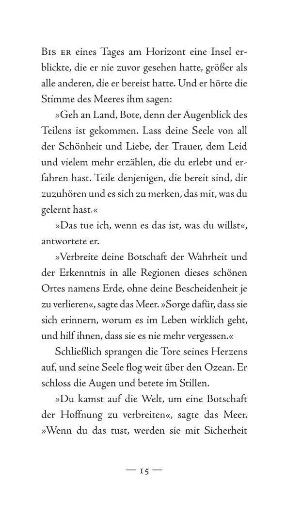 Bild: 9783907210031 | Der Bote | Vom wahren Sinn des Lebens | Sergio Bambaren | Buch | 96 S.