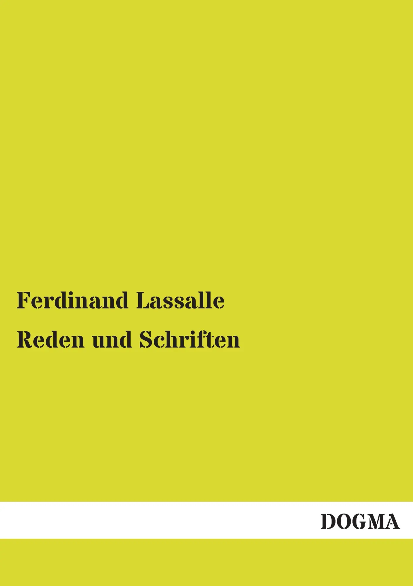 Cover: 9783955800031 | Reden und Schriften | Ferdinand Lassalle | Taschenbuch | 272 S. | 2013
